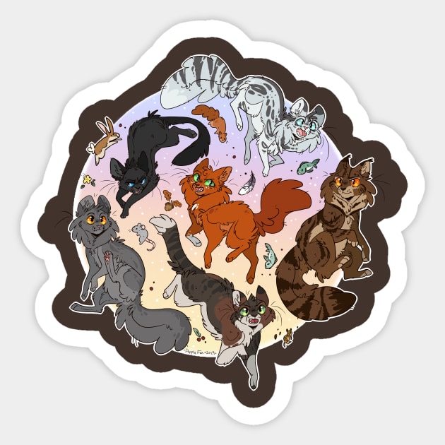 The New Prophecy gang Sticker by FoxintheBushStudios